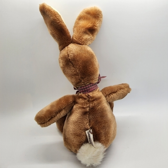 GUND Vintage Clover the Brown Bunny rabbit long snoopy face plush stuffed animal - Picture 7 of 14